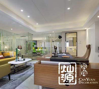 70㎡小型辦公室裝修，幾個設計小心機助你擁有大空間