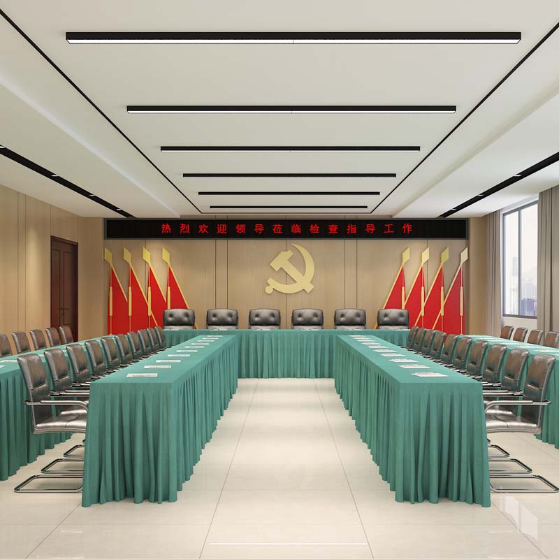 “特色定制、簡約大氣”——中建西部南寧會議室餐廳設計裝修案例-燦源裝飾